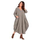 ÍVELT ALJÚ MIKROKORD RUHA TAUPE