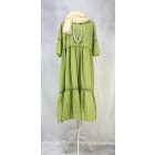 Fodros Stella Milani ruha kivizöld 