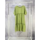 Fodros Stella Milani ruha kivizöld 