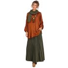 OVER SIZE GALLÉROS BLÚZ EGYIPTOMI NARANCS