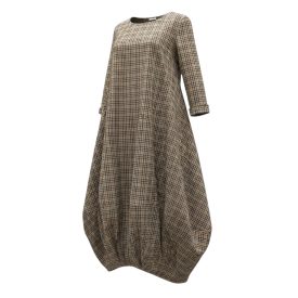 KOCKÁS WENDY TRENDY RUHA BÉZS/MOGYORÓ/CSOKIBARNA