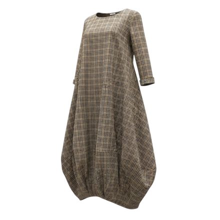 KOCKÁS WENDY TRENDY RUHA BÉZS/MOGYORÓ/CSOKIBARNA