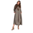 KOCKÁS WENDY TRENDY RUHA BÉZS/MOGYORÓ/CSOKIBARNA