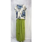 Vintage  felső kékrózsa