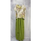 Vintage  felső sárgarózsa